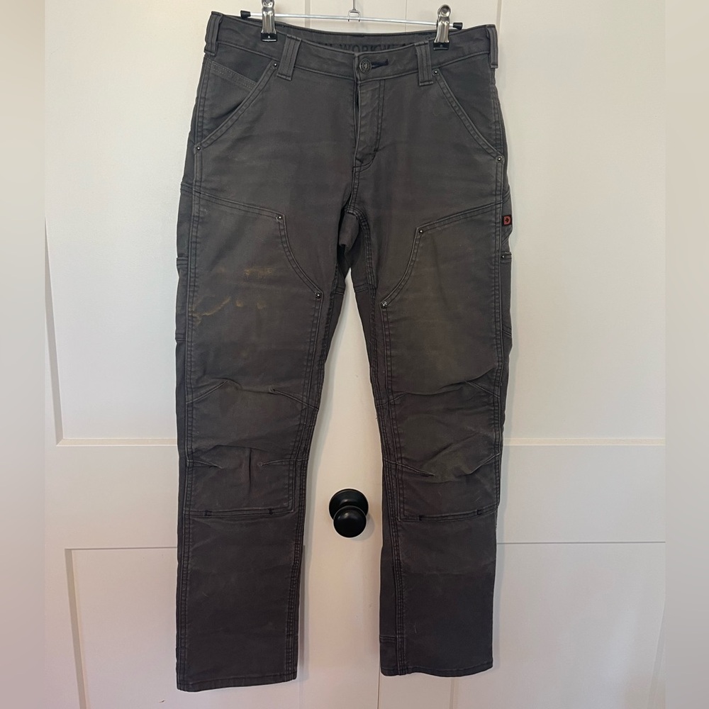 Dovetail Workwear grey pants 8/32 READ DESCRIPTION